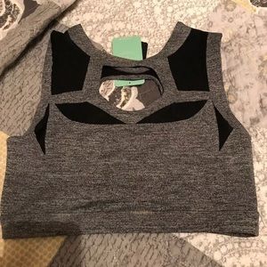 Mesh sports bra